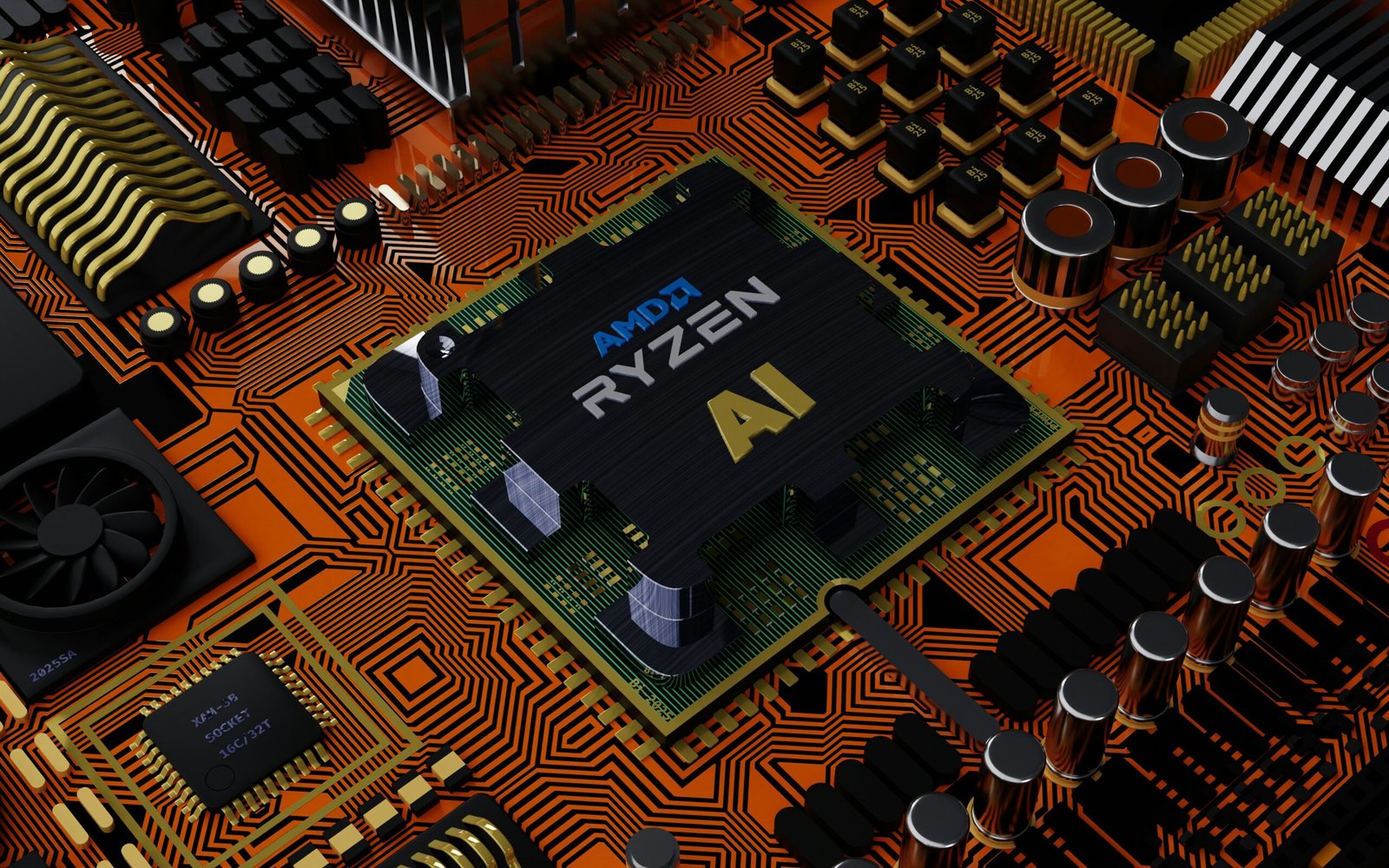 Pullstring AI a close up of a computer processor chip
