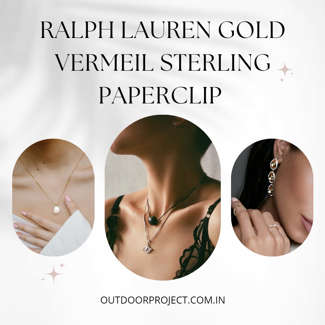 Ralph Lauren Gold Vermeil Sterling Paperclip