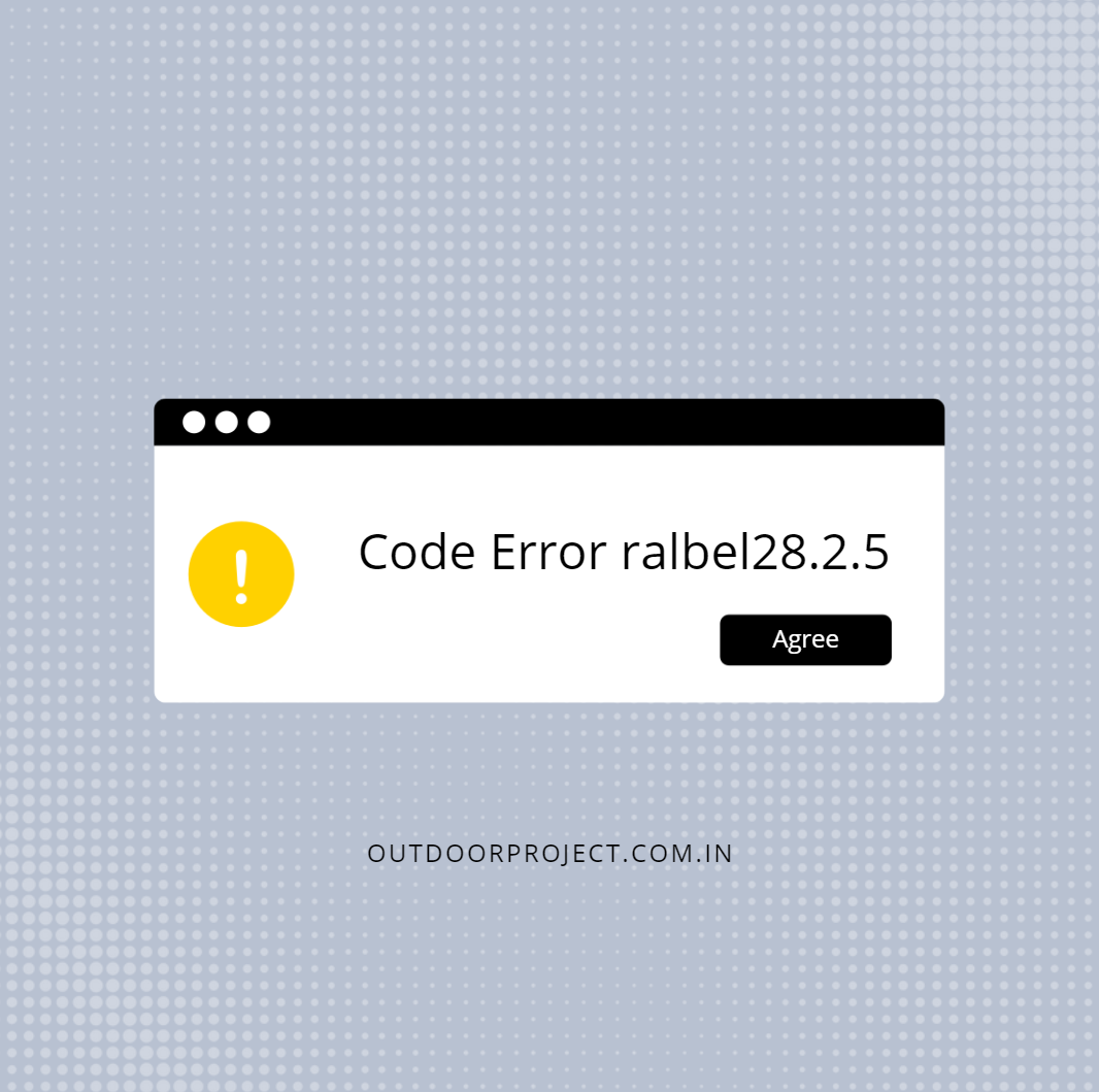 Code Error ralbel28.2.5
